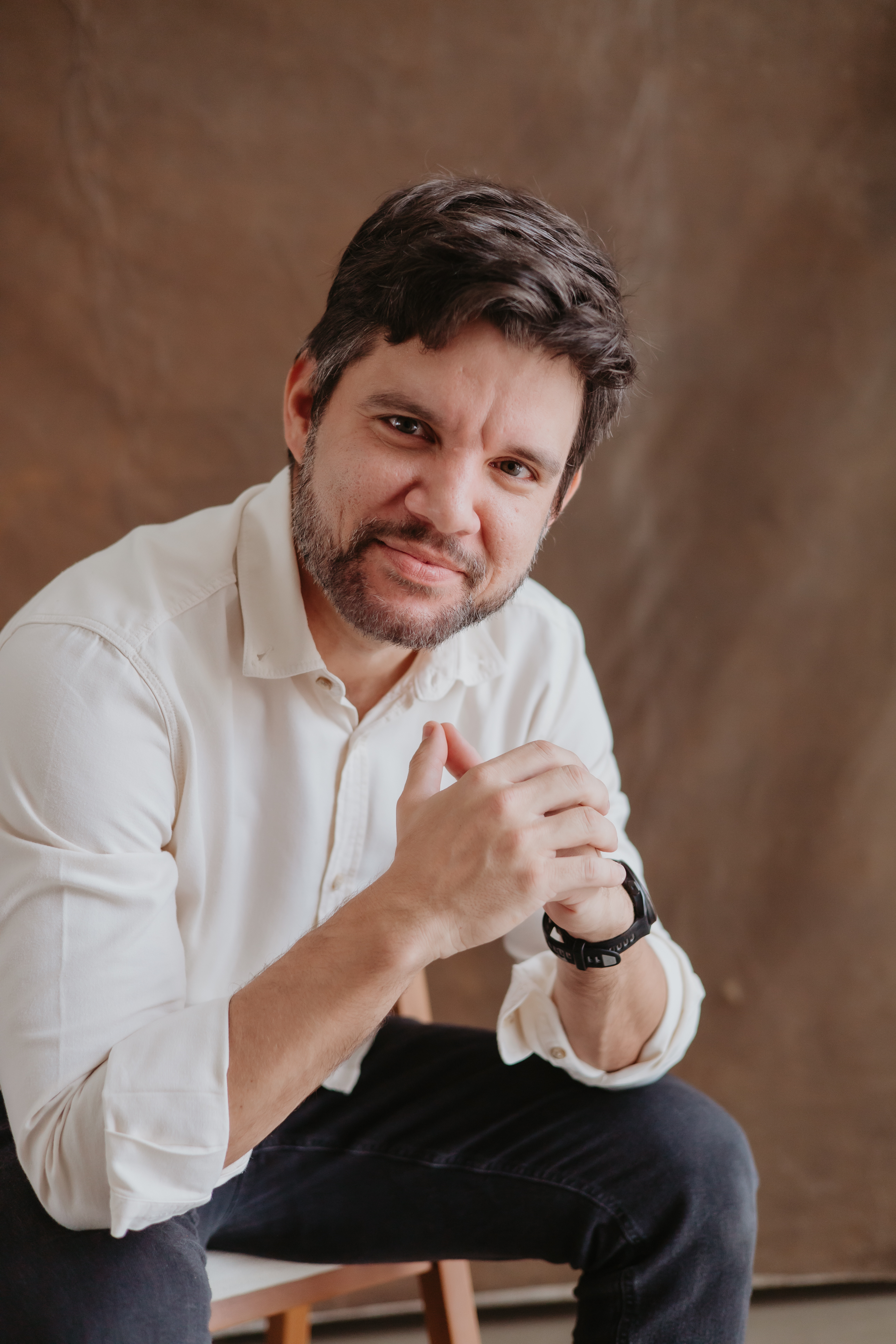 Retrato do Prof. Filipe Miguel, responsável pela correção pessoal das discursivas